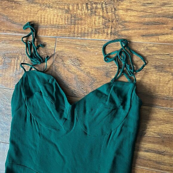 Reformation Gilda Green Jumpsuit, size 0 - Picture 5 of 10